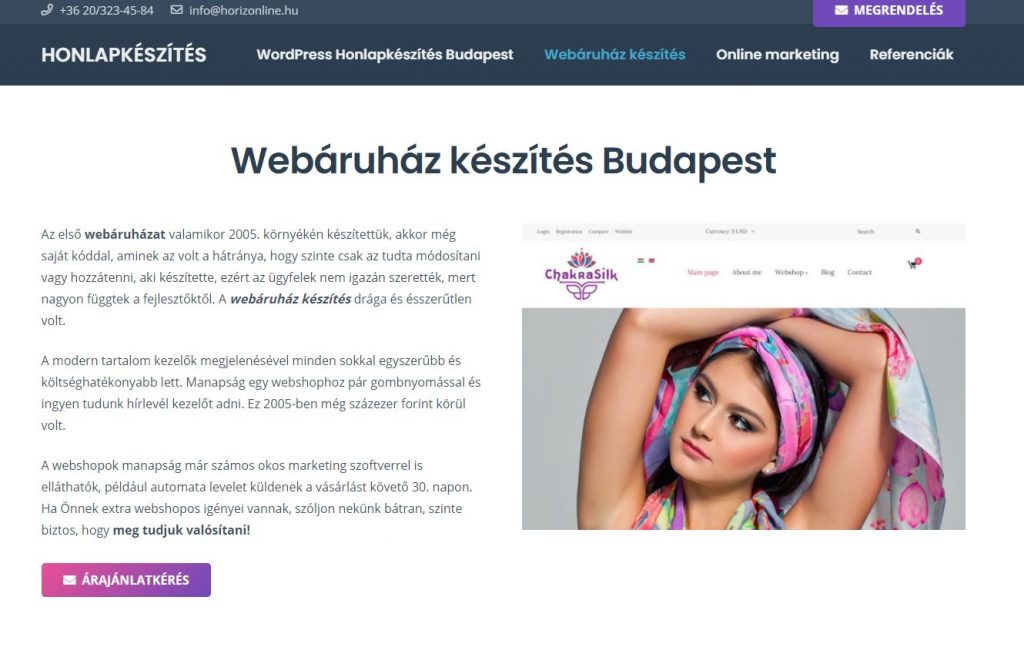 Alapos webshop, webáruház készítése Alapos webshop, webáruház készítése