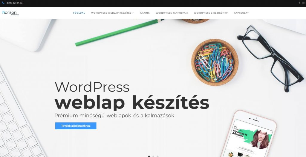 WordPress honlapkészítés profiktól